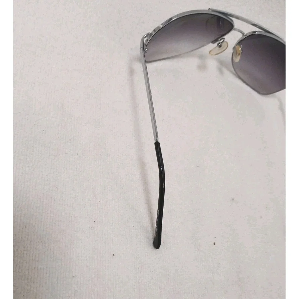 Steve Madden Aviator Sunglasses Purple Gradiant Frame S066 SLV Silver Full Rim‎